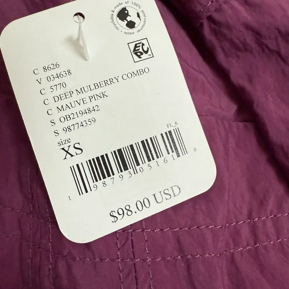 NWT FP Movement FreeThrow PantJogger Adjustable Waist Mulberry Plum OversizeXS•S - Picture 6 of 16